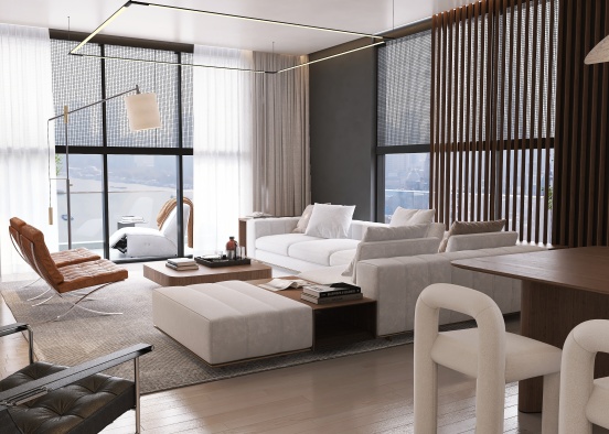 Apartamento Bauhaus 设计渲染图