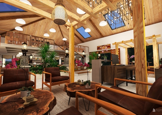 Balay De Toril Resort Villa 设计渲染图